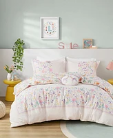 Intelligent Design Lulu Floral Reversible 4-Pc. Duvet Cover Set, Full/Queen