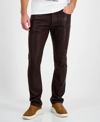 Guess Men's Mateo Coated Straight-Fit Jeans