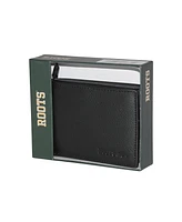 Roots Men's Men Leather Slimfold Wallet with Removable Id