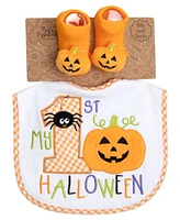 Baby Essentials My 1st Halloween Bib & Sock Set