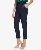 Tommy Hilfiger Women's Mid-Rise Ponte Skinny Ankle Pants