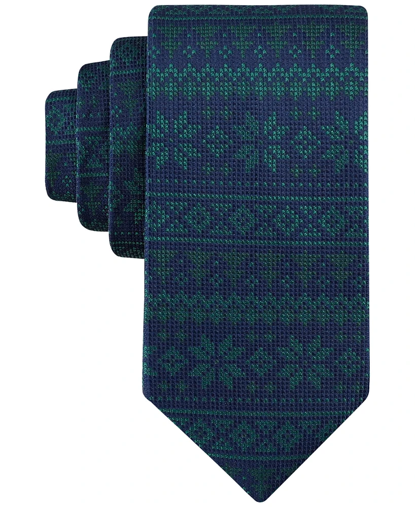 Tommy Hilfiger Men's Jeremiah Fair Isle Tie