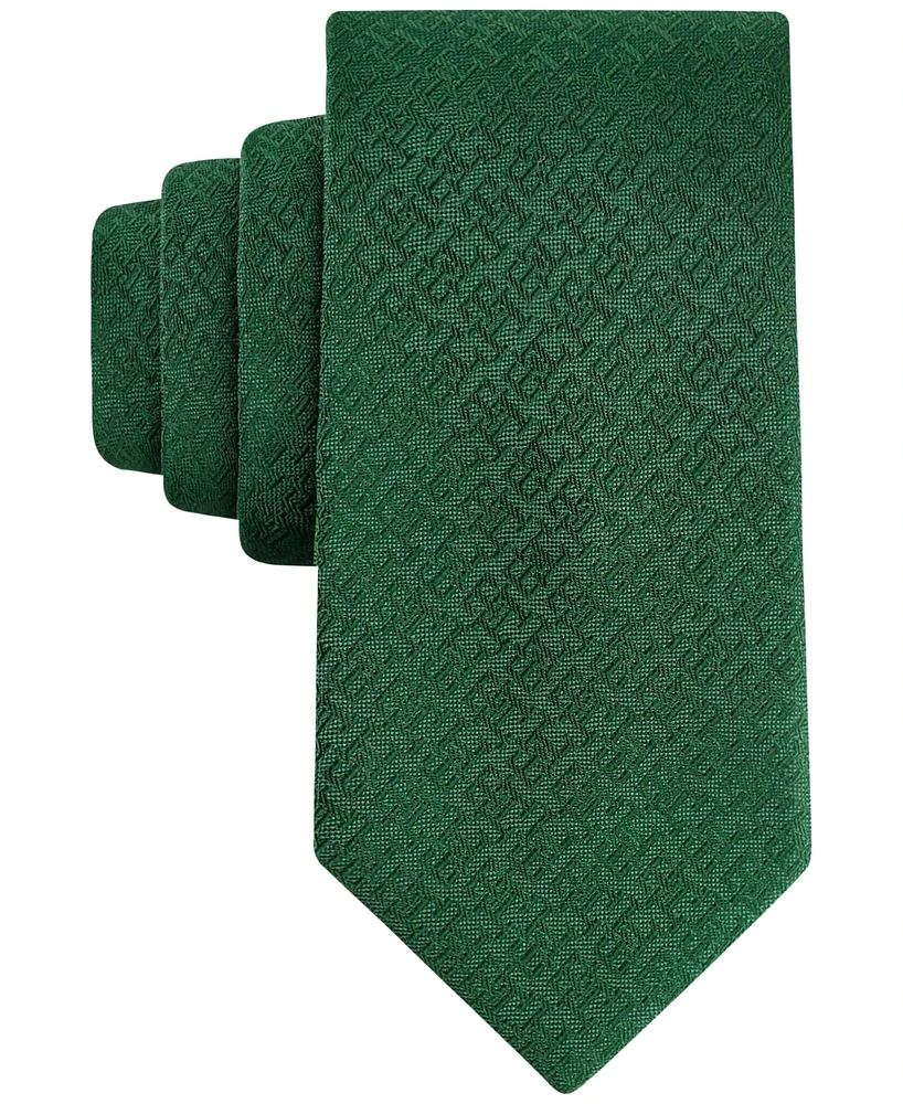 Tommy Hilfiger Men's Monogram Th Logo Tie