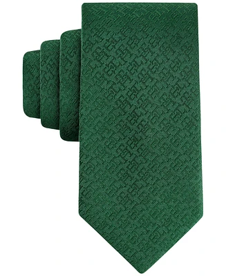 Tommy Hilfiger Men's Monogram Th Logo Tie