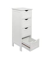 Slickblue 4-Drawer Storage Cabinet Functional and Stylish Organizer for Any Space