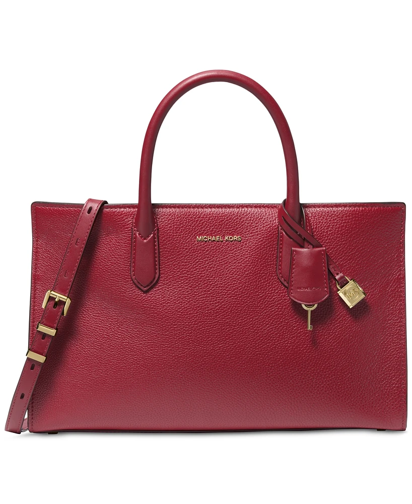 Michael Kors Scarlett Medium East West Leather Satchel