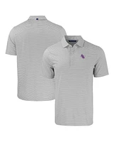 Cutter & Buck Men's Stephen F Austin Lumberjacks Forge Eco Double Stripe Stretch Polo