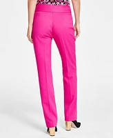 Tahari Asl Women's Mid-Rise Flare-Leg Pants