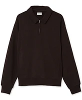 Frank And Oak Men's Loose-Fit 1/2-Zip French Terry Sweatshirt