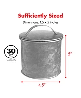 Amici Home Newport Galvanized Metal Canister