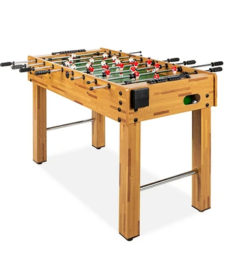 Best Choice Products 48in Competition Sized Foosball Table for Home, Game Room w/ 2 Balls, Cup Holders