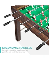 Best Choice Products 48in Competition Sized Foosball Table for Home, Game Room w/ 2 Balls, Cup Holders