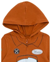 Disney Boys Pixar Cars Tow Mater Lightning McQueen Zip Up Cosplay Coverall Newborn to