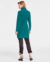 I.n.c. International Concepts Women's Turtleneck Sweater Dress, Created for Macy's