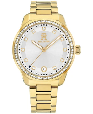 Tommy Hilfiger Women's Quartz Gold-Tone Stainless Steel Bracelet Watch 36mm