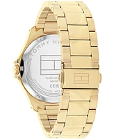 Tommy Hilfiger Men's Quartz Gold-Tone Stainless Steel Bracelet Watch 42mm