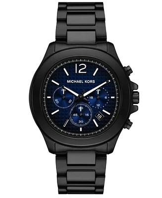 Michael Kors Men's Sage Chronograph Black Ip Stainless Steel Watch 42mm