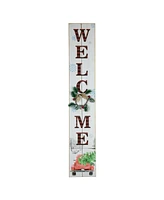 Northlight 31.75" Led Lighted Welcome Sign with Truck Christmas Sign