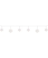 Northlight 150 Count Snowflake Icicle Christmas Lights 8.5 ft Wire