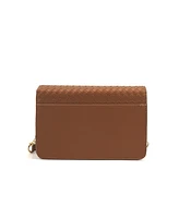 Like Dreams Haven Flap Woven Crossbody Bag