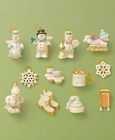 Lenox Snow Pals 12 Piece Ornament Set