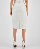 Anne Klein Women's Tweed Skimmer Skirt