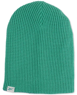 Reebok Men's Reversible Slouchy Waffle Knit Beanie
