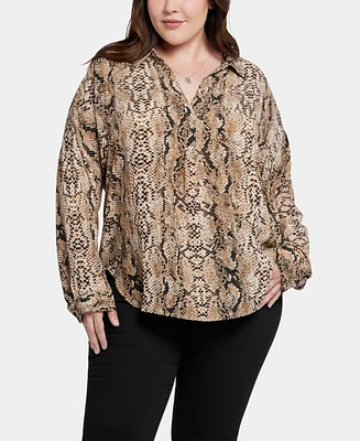 Nydj Plus Size Becky Blouse