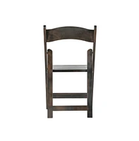 Merrick Lane Nathan Set Of Solid Wood Dining Chairs With Foldable Design And Elegant Finish