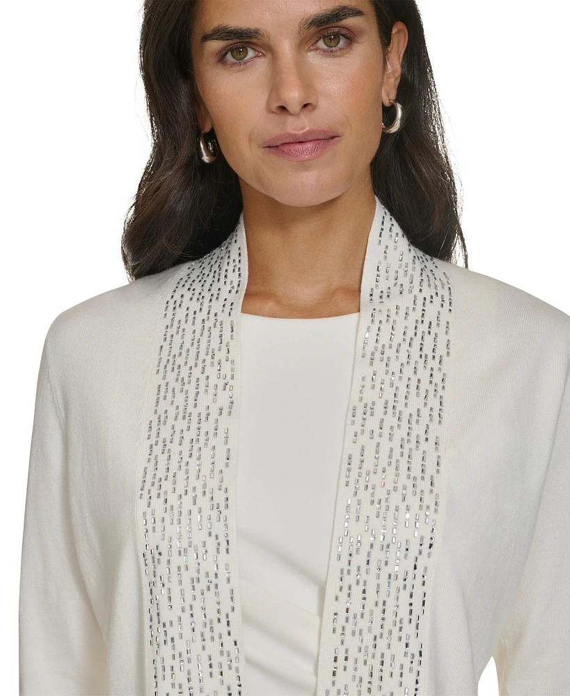 Calvin Klein Women's Embellished Shrug Cardigan