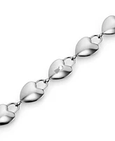 Olivia Burton Women's Locked Heart Silver Tone Bracelet