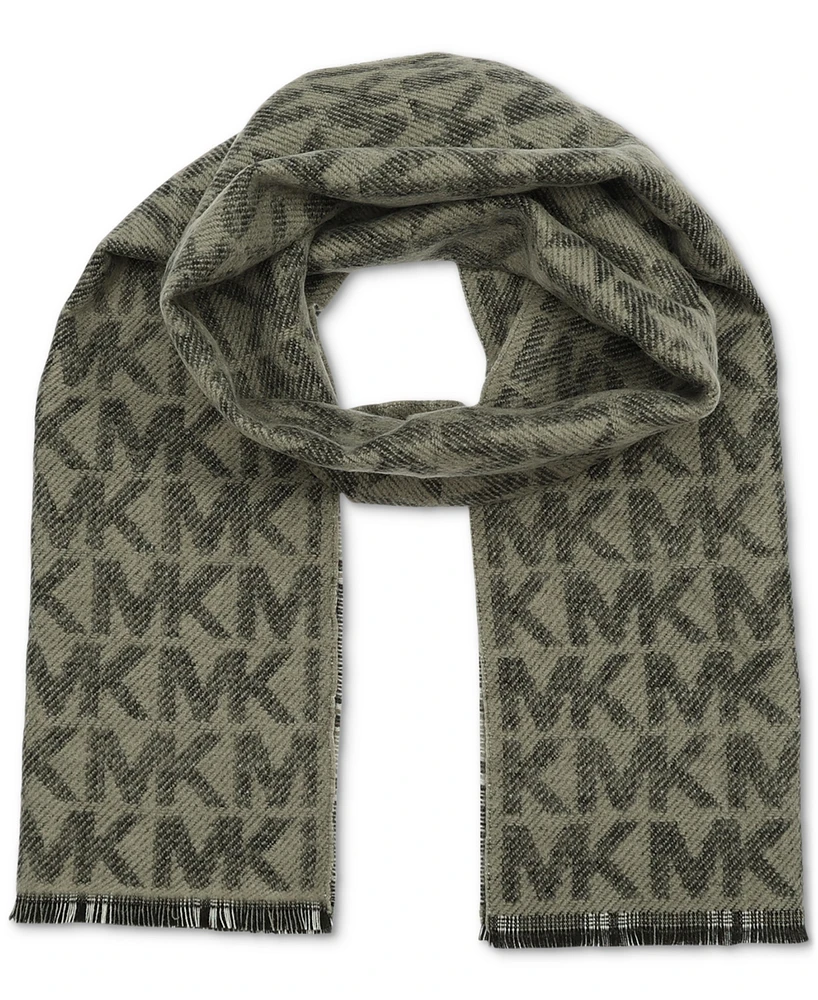 Michael Kors Men's Reversible Mk Logo Scarf