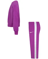 Nike Toddler & Little Girls Shine Crewneck Top Pants, 2 Piece Set