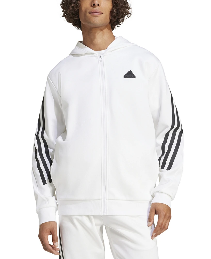 adidas Men's The Future Icons 3-Stripes Full-Zip Hoodie