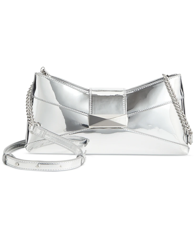 I.n.c. International Concepts Rebecc Medium Metallic Clutch Crossbody, Created for Macy's