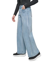 Dkny Jeans Women's High-Rise Wide-Leg