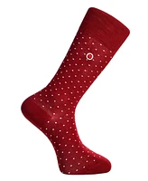 Love Sock Company Men's Luxury Cotton Mid-Calf Patterned Dress Socks with Seamless Toe. Business Bundle Sock, Pack Of 5