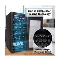NutriChef Wine Chilling Refrigerator Cellar