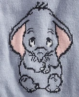 Disney Baby Girls Dumbo Knit Shirt & Overalls 2-Pc Set