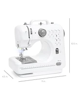 Best Choice Products 6V Portable Sewing Machine, 42-Piece Beginners Kit w/ 12 Stitch Patterns