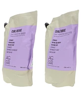 Ag Care Curl Revive Curl Hydrating Shampoo 33.8 oz & Curl Thrive Curl Hydrating Conditioner 33.8 oz Combo Pack