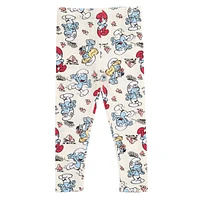 The Smurfs Toddler Girls Crossover Fleece Sweatshirt and Pants Outfit Set