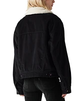 Levi's Women's Corduroy 90s Sherpa Trucker Jacket