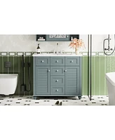 Slickblue Bathroom Vanity Cabinet and Sink Combo Set for Stylish, Space-Saving Storage