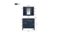 Slickblue 36'' Bathroom Vanity for Spacious Storage and Elegant Design