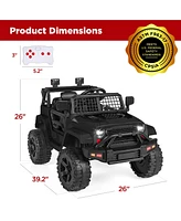 Best Choice Products 12V Kids Ride On Truck Car w/ Parent Remote Control, Spring Suspension, Led Lights