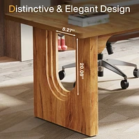 Tribesigns Modern Executive Desk, 70.9" Large Office Computer Desk, Conference Table Meeting Room Table, Simple Workstation Business Furniture for Hom