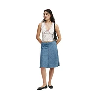 Cotton On Women's Gigi Denim Midi Skirt
