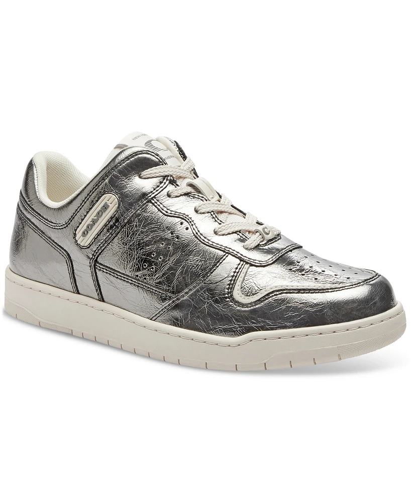 Coach Women's C201 Multi Signature Lace-Up Sneakers