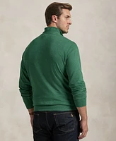 Polo Ralph Lauren Men's Big & Tall Luxury Jersey Quarter-Zip Pullover